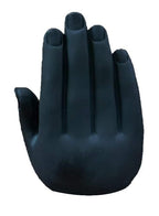 Black-Golden Handcrafted Meditating Palm Buddha Idol